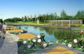 吕梁市北川河的综合整治与整体景观设计                                                                                  